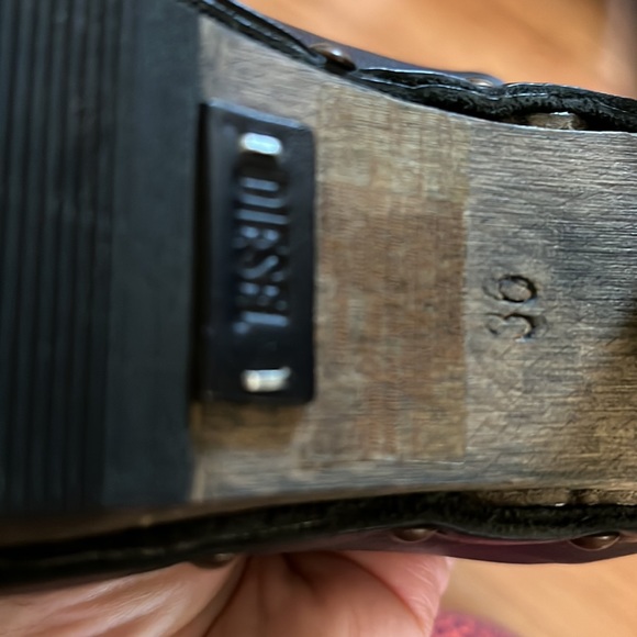 Diesel studded black heels, size 6 - Picture 6 of 10